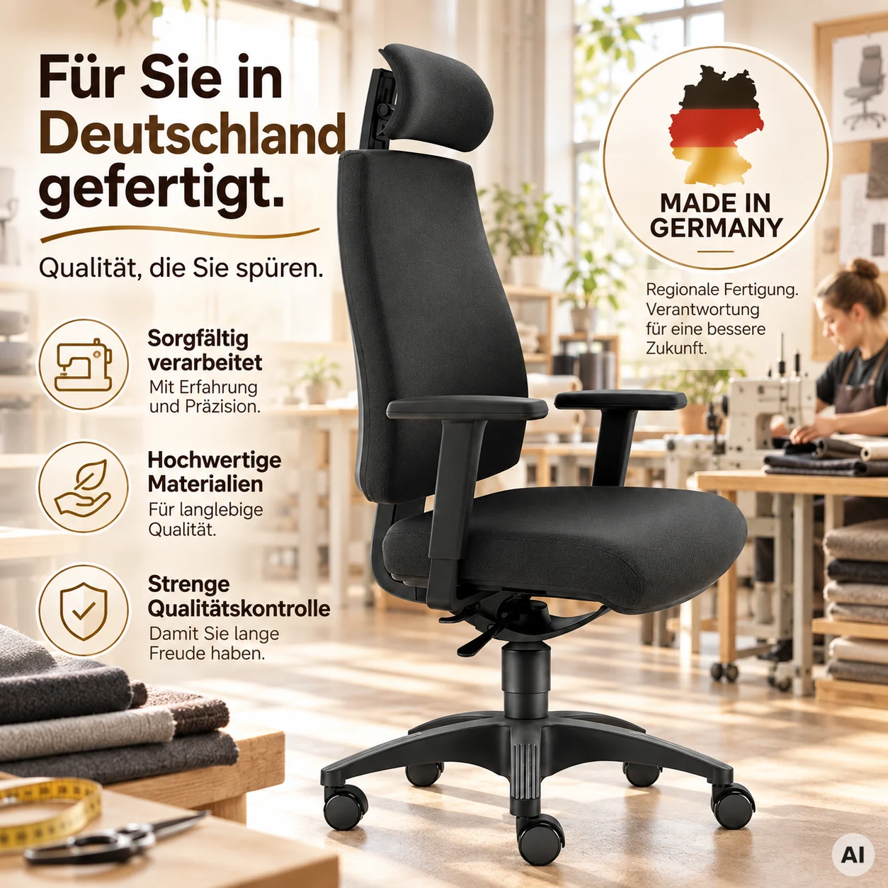 Sitzrakete CEBRA - L mit Kopfstütze